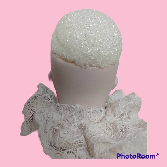 Victorian Bride Porcelain Doll J. Merkel Signed 1986 Approx. 15" Tall Stands - Picture 8 of 16